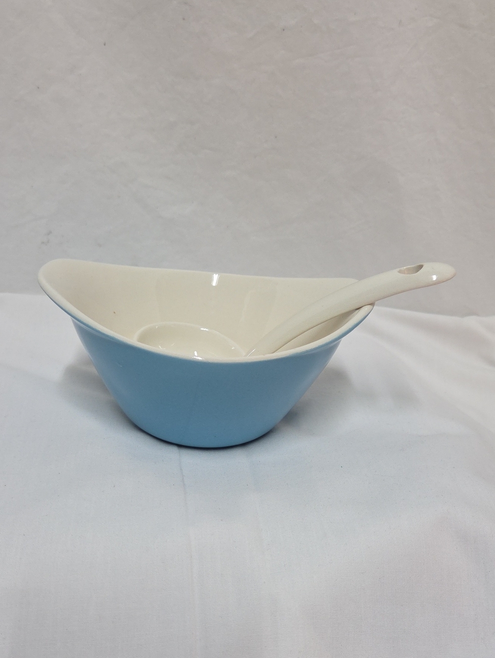 Blue Heaven Gravy Boat With Ladel, Royal China